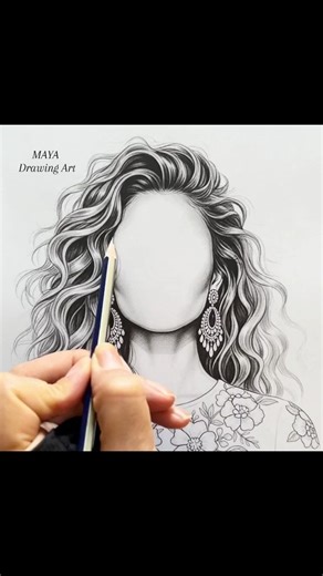 Face Drawing Simple Method #drawing #art #shorts