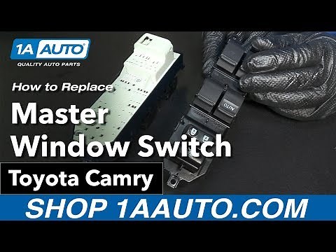 How to Replace Master Window Switch 06-11 Toyota Camry
