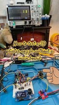 How to Test a 3D Printer Nozzle Without a Mainboard #shorts #3dprinting #arduino #electronics