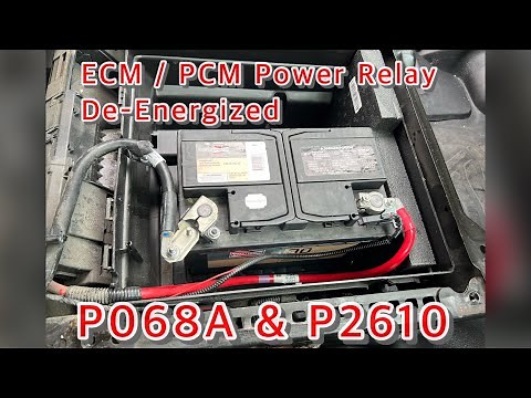 Ford Transit Battery Code P068A & P2610 - Simple Fix