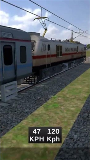overtake parallel run two trains