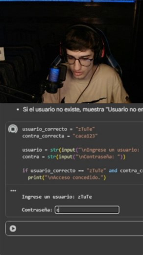 zTuTe on Instagram: "Aprendiendo a programar en Python... Creo que voy a desaprobar el próximo parcial  #ztute #clipsdekick #python"