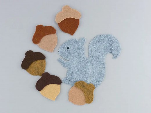 Five Little Acorns Storytime Set | Felt Board Fun for Fall & Counting