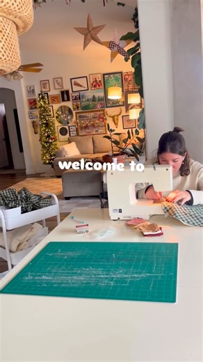 Nichol Gerber on Instagram: "DAY ONE OF CRAFTY CHRISTMAS | ADVENT CALENDAR🎄✨🤍 I’ve wanted to make an advent calendar for years & I finally did it. While this isn’t the simplest DIY, I hope it inspires you to try something that feels a little impossible too. This is the first year my toddler will actually enjoy doing advent so this project feels extra special. I have a feeling this is going to be one of those pieces that stays in our family for years. ✨ A sewing project like this can definitely