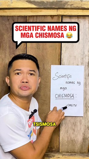 512K views · 9.6K reactions | scientific names ng mga chismosa  #cristv #memesonly #ForEntertainmentPurposesOnly Disclaimer: This is just a meme and for entertainment purposes only. Not true scientifically. | CRIS TV | Facebook