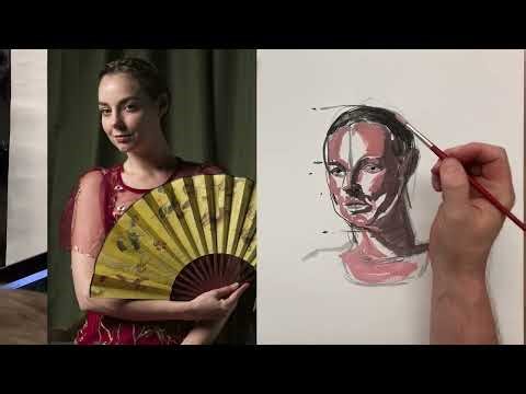 Portrait in the John Singer Sargent Style