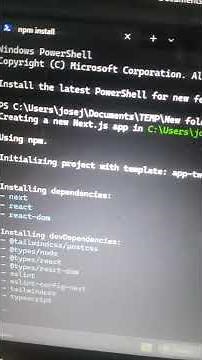 How do I create an app in Next js #shorts