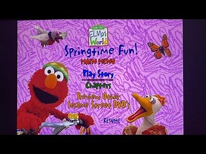 Elmo’s World Springtime Fun 2002 DVD Menu Walkthrough