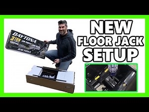 How to Setup New Floor Jack - Daytona Harbor Freight Tools HFT - Purge Bleed Trapped Air - 3 Ton