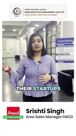 Inside the IIM Calcutta Classroom: A Peer-Led Learning Experience | Srishti from AMUL Batch -12