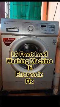 LG Front Load Washing Machine IE Error Fix Water Inlet Problem Solution ARS Cooling System #shorts