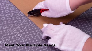 WORKPRO Folding Utility Knife, Box Cutter with Belt Clip, Quick-Change Blade, Lightweight Nylon Handle, Wire Stripper & Gut Hook, Extra 10 SK5 Blades Included, Black