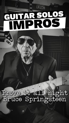 Guitar Solo Improvisation on Prove It All Night