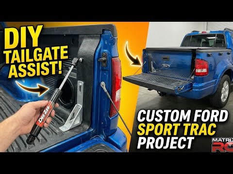 Custom Tailgate Assist: 2007-2010 Ford Sport Trac DIY (The Matrix Way!)
