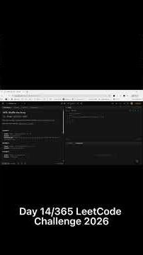 Day 14/365 LeetCode Challenge 🚀| Problem No 1470. Shuffle The Array 🔥 #dailycoding #leetcode