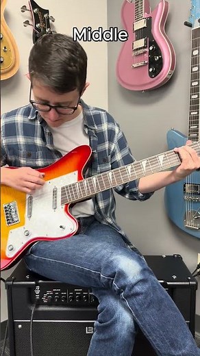 The Eastwood Surfcaster 12 features two vintage-style lipstick pickups, and they sound fantastic!