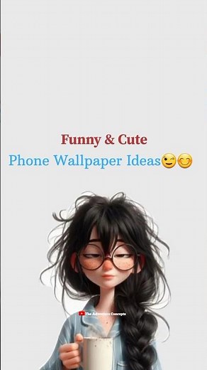 Funny😂and Cute Phone Wallpaper Ideas😉✨️ #shorts #youtubeshorts