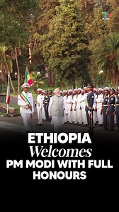 66K views · 2.7K reactions | Ceremonial Reception In Addis Ababa! PM Narendra Modi is accorded a ceremonial welcome with full honours at Ethiopia’s National Palace, reflecting the deepening ties and shared commitment between India and Ethiopia. #PMModiInEthiopia | MyGovIndia | Facebook