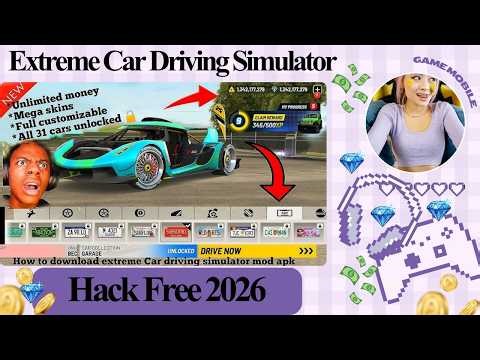 🚗 Extreme Car Driving Simulator – Unlimited Money & All Cars (Mobile 2026)