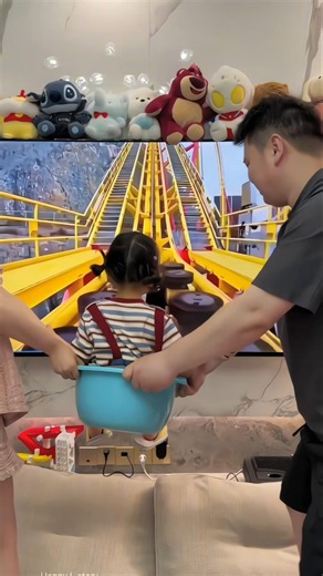 Parents Surprise Their Daughter With a Homemade Roller Coaster Ride