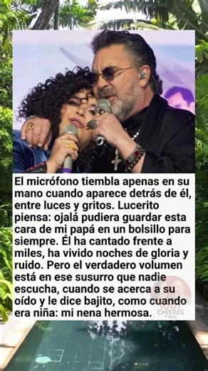 Lucerito Mijares y el abrazo en el escenario que siempre llevará consigo