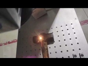 depth engraving with 200W fiber laser marking machine