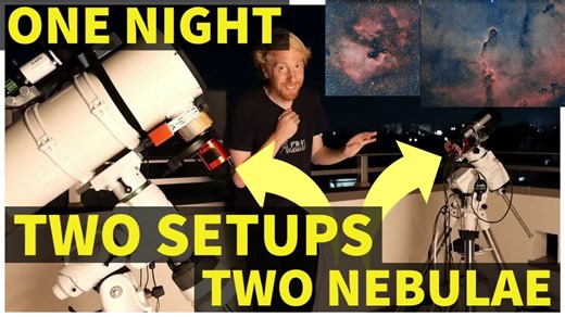 Two Nebulae in One Night – Astrophotography from Tokyo