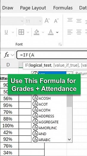 The Ultimate Excel Hack for Grades & Attendance!