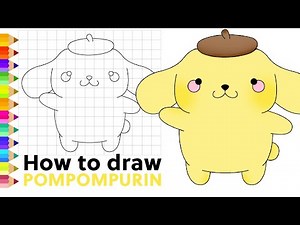 How to draw Pompompurin | How to draw Sanrio characters | Drawing for kids