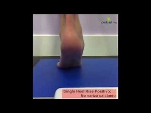 Heel Rise Test o Test de puntillas