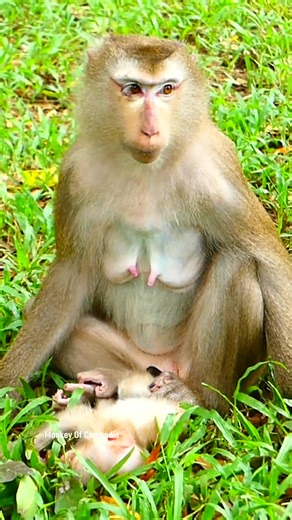 28K views · 321 reactions | Shocking Moment! Mother Monkey Luna Shows No Care After Fighting Baby Lynx, Leaving Tiny Monkey Struggling Alone on the Ground in a Heartbreaking Scene! #babyanimals #reelsfb #leo #wildlife #animals #rainbow #Luna #monkey #cuteanimals #lynx #fblifestyle | Monkey Of Cambodia | Facebook