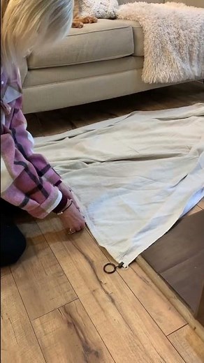 DIY Drop Cloth Curtains