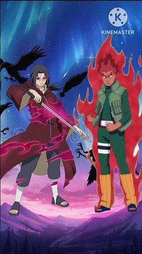 Itachi Uchiha vs Might Guy Full Power Battle | Epic Naruto Showdown
