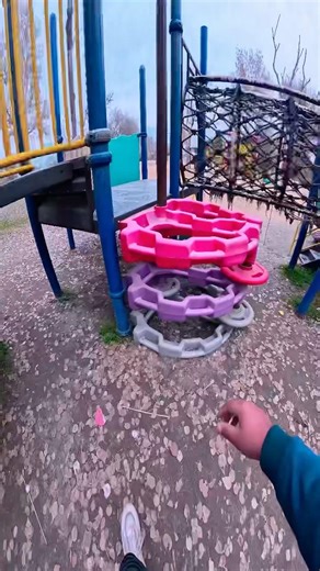 POV: You See a Playground… I See a Parkour Course❤️🥰