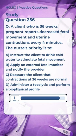 NCLEX RN Practice Question 256 | Nursing Exam Prep