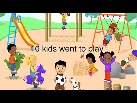 10 kids Went ￼to play Kid song￼￼
