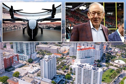 Billionaire Stephen Ross backs $200 flying taxi rides that reach speeds of 150 mph to beat Miami traffic hell