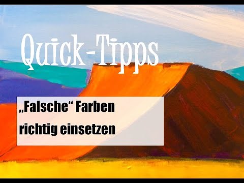 Quick-Tipps Nr. 25: "Falsche" Farben richtig einsetzen