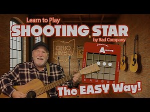 🎸 Shooting Star by Bad Company — Learn the EASY 3-Chord Campfire Version! | OhioJimbo Guitar Lesson
