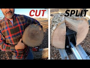 Used LOG SPLITTER -Dirty Hand Tools 22 Ton -Testing out for Firewood Production!