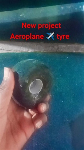 how to make a aeroplane tyre #shortvideo