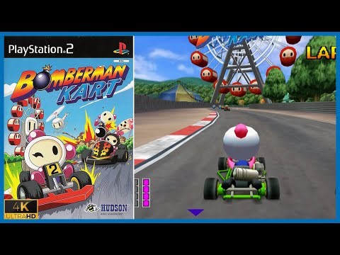 PS2 First Look [182] | Bomberman Kart (EU) (2001) | 4K 2160p