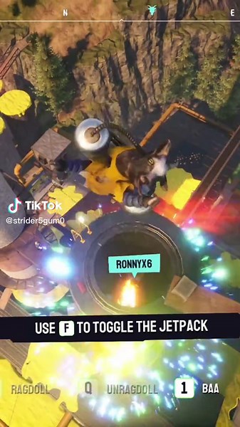 Flying Man in Goat Simulator 3 Gameplay