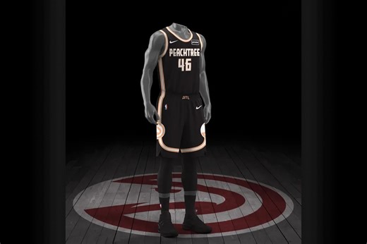 Atlanta Hawks "Peachtree" City Edition Jerseys for NBC Quadrupleheader, Explained