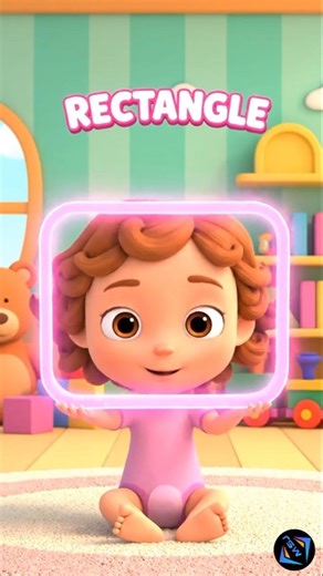 Rectangle Shape for Kids | Learn Shapes with Fun 3D Animation | Preschool Learning Video