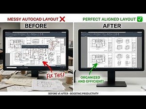 AutoCAD Viewport + Align Space Made EASY (Beginner to Pro)