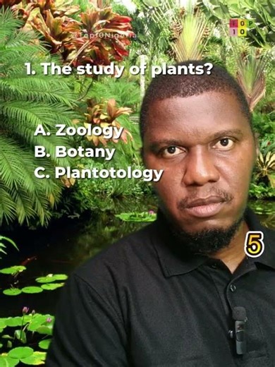 The study of plants is called what? #quiztime #brainteasers #logicgames