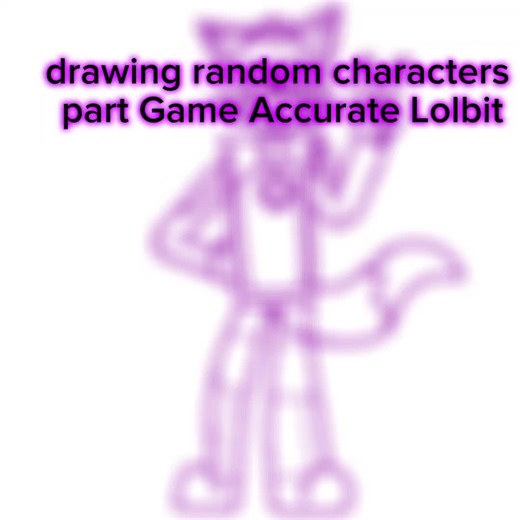 Drawing random characters part Game Accurate Lolbit:3 #fnaf #fnafsl #lolbit #drawing#characterdesing