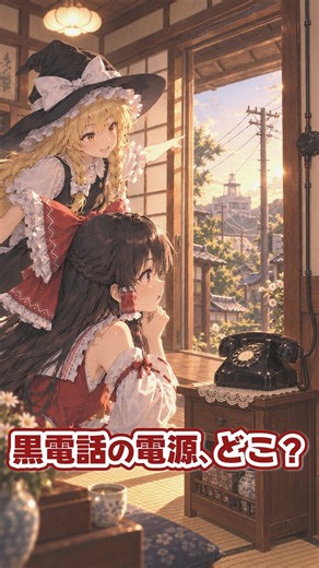 黒電話がコンセントなしで鳴るのはなぜ？ #ゆっくり解説 #shorts