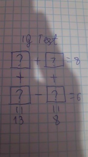 Only 1% Can Solve This IQ Test 😳 (Are You Genius?)#math#puzzle